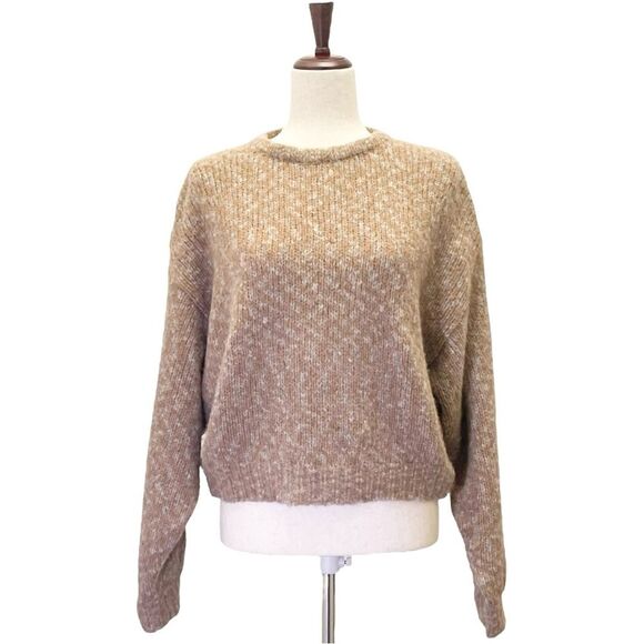 Atelier Delphine Baby Alpaca Melange Balloon Sleeve Sweater in Bambi Size XS/S - Picture 2 of 15
